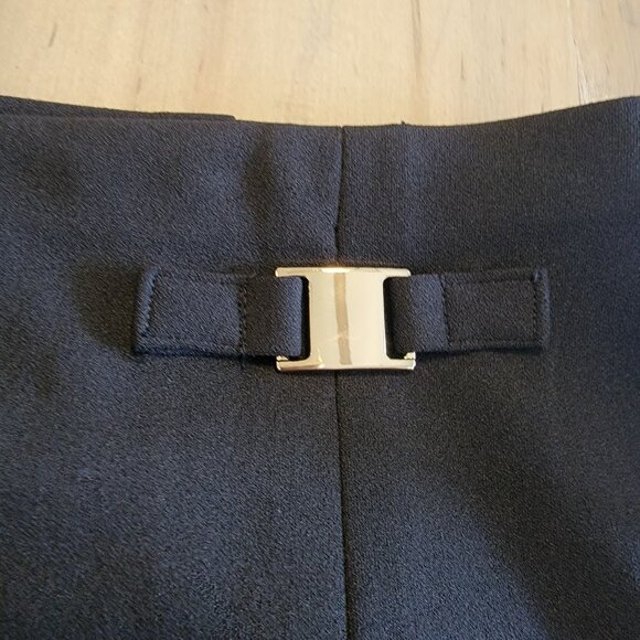 NYCC Skirt Long Pencil Style Size L‎ Black Classic Career Piece Front Slit NWT - Picture 8 of 10